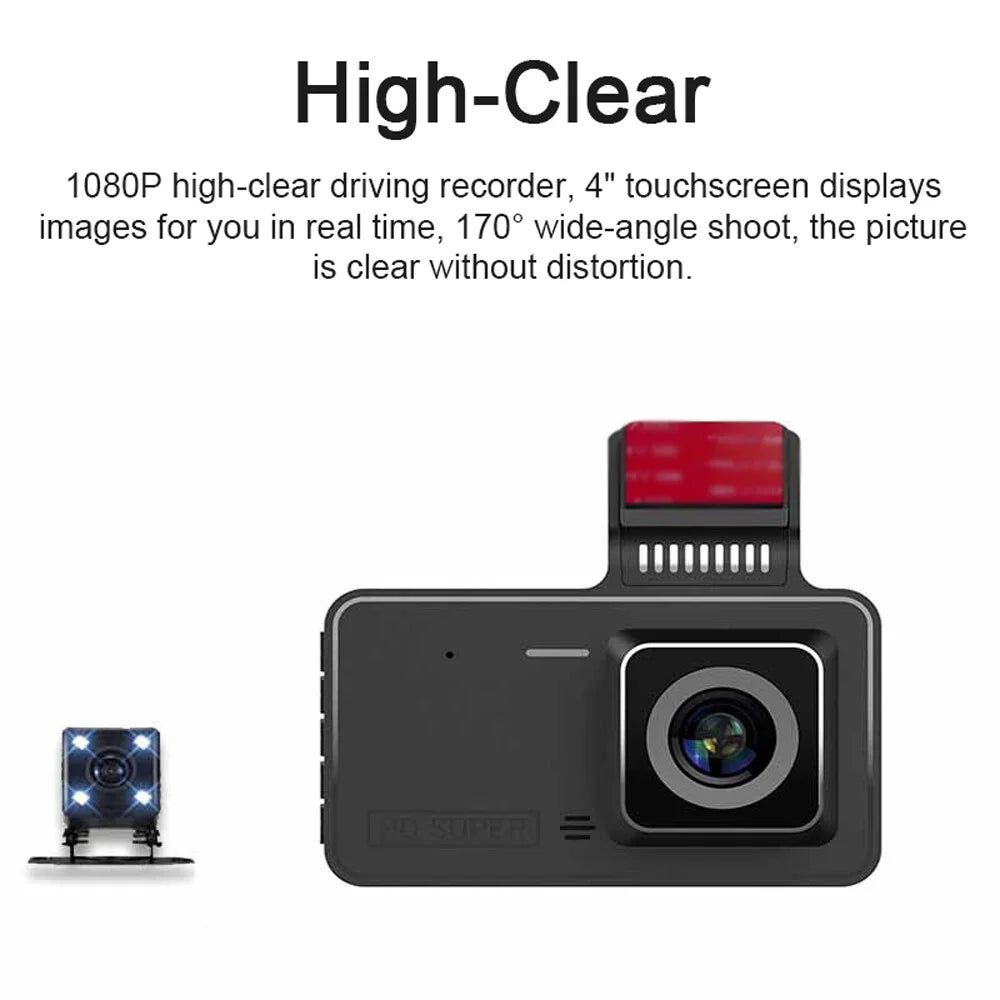 With Car Dash Dash 1080p 4 170° Loop Support Dash Wide Car Camera,Camera Dsfen Wide Dashcam Camera 170° Dvr With Car LoopPicture Support With Dvr 1080p 170° Inch Wide 4 Andoer Dashcam Inch