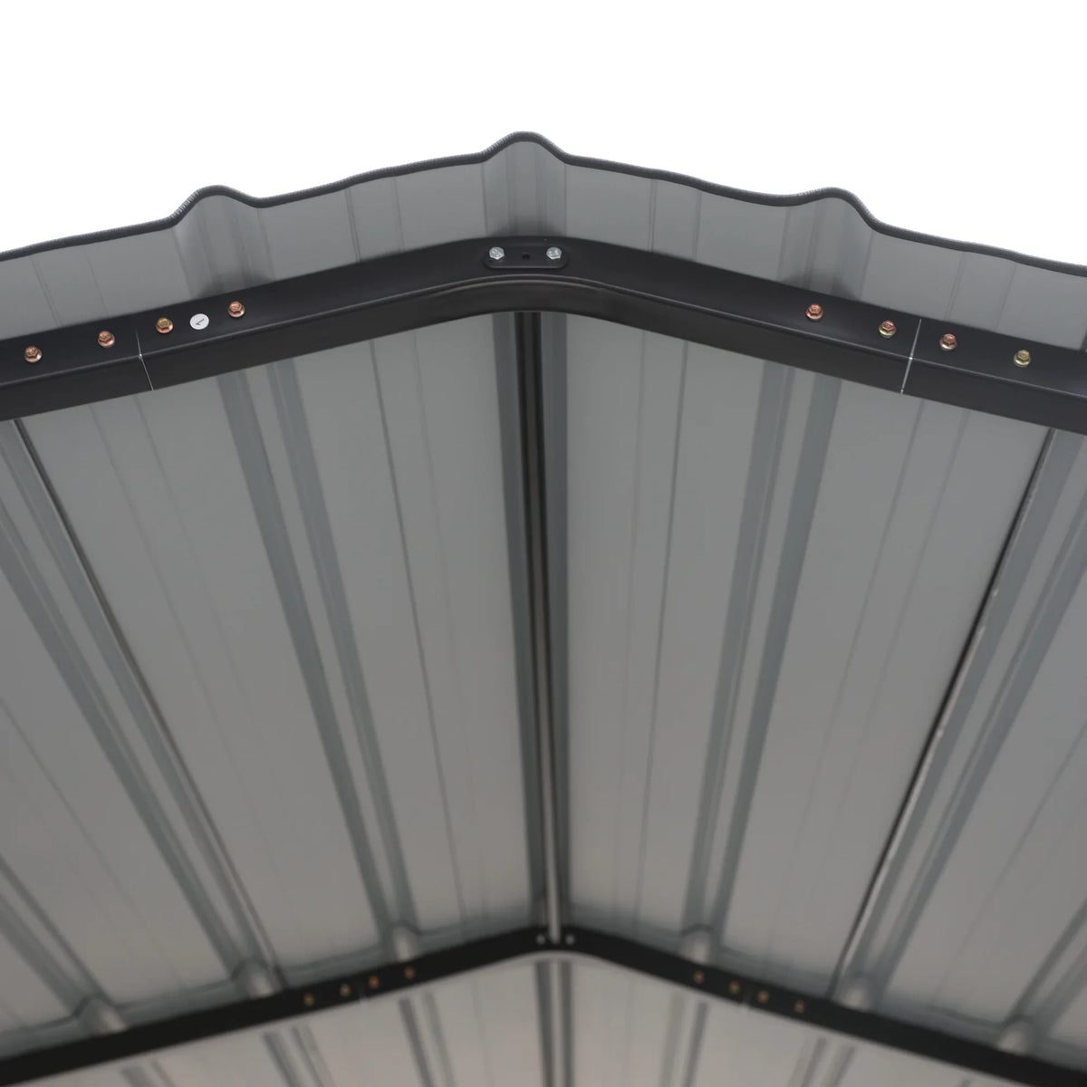 Carport Steel Galvanized Summit ft Car 12 Living Garage with Gray Storage Roof, Metal x Shelter, Heavy-Duty 20