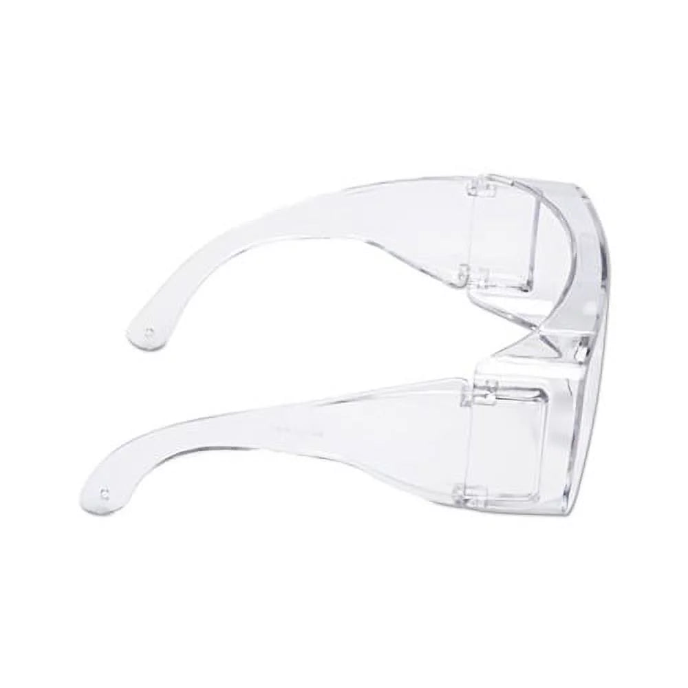 20/Box Safety V Fits Guard Most, Frame/Lens, Clear Tour One Glasses dimension