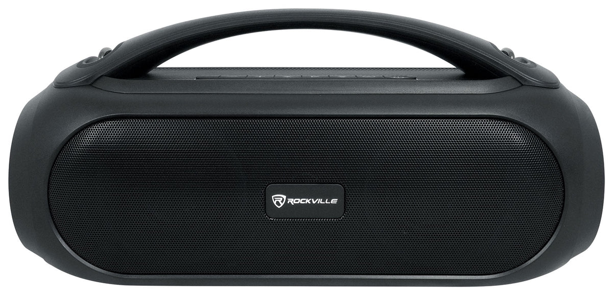 Portable MAX Bluetooth w/Wireless Speakers PARTY GO Rockville Link LED (2) BASS