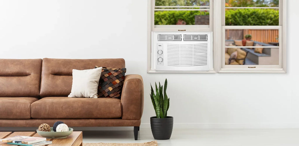 Conditioner White BTU Air TCL Window 5,000 Mechanical