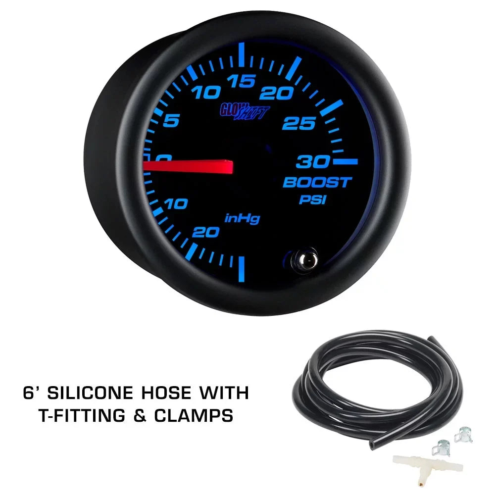 Package Gauge Tinted 2002-2007 GlowShift GS5 Dashboard WRX Set with Impreza Gauge Color Fiberglass Triple 7 Subaru