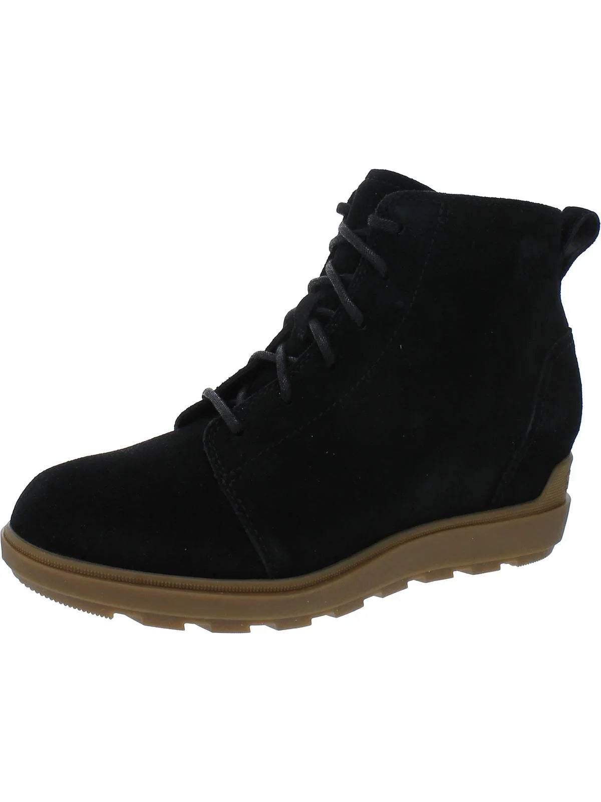 Sorel Lace-Up Suede Womens Booties