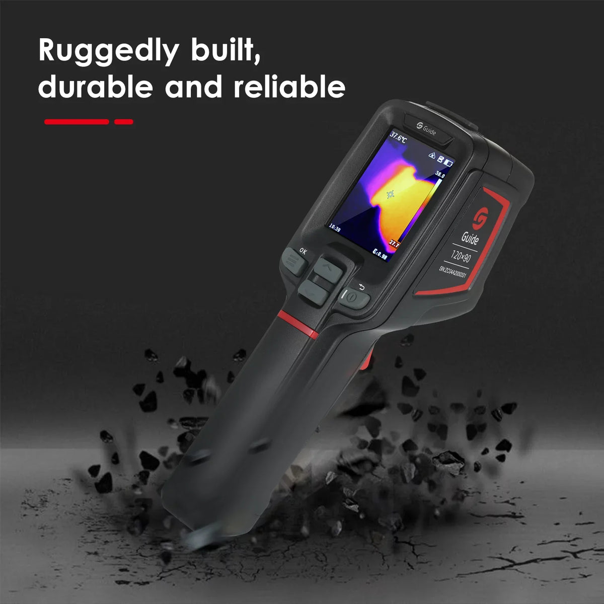 Hot Pixels Heating 120x90 Handheld Imager Camera Resolution Electrical Thermal Repair Infrared PCB T120 Floor Guide Car