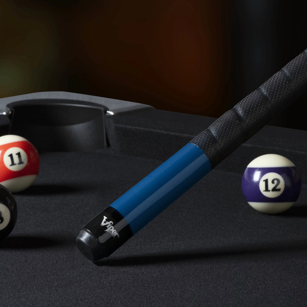 Ounce Grip Viper Pro 2 58" Cue, 21 Sure Blue, Billiard/Pool Piece,