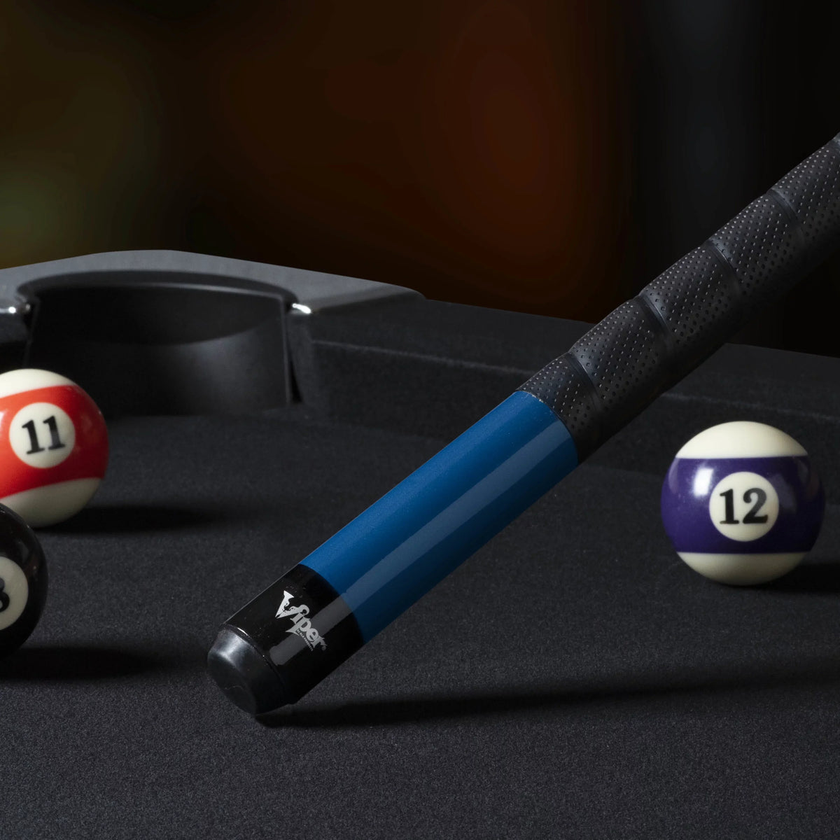 Ounce Grip Viper Pro 2 58" Cue, 21 Sure Blue, Billiard/Pool Piece,