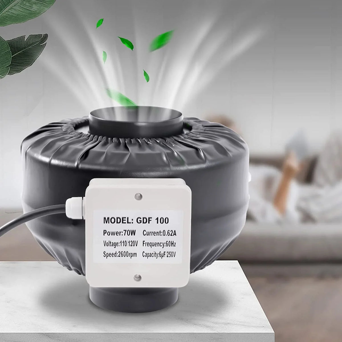 Inch Powerful FETCOI Speed Filter Grow Fan Grade Fanwith Booster & Fan with Industrial Controller Combinable Exhaust Tent Fan Carbon Duct 8 HEPA Filter Inline