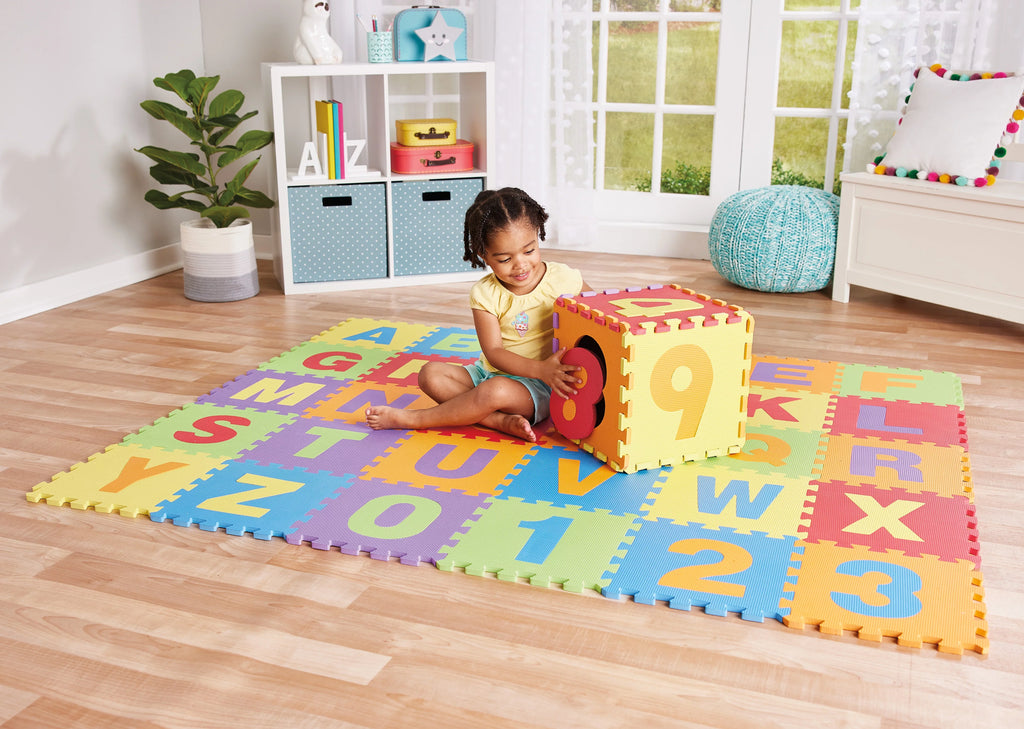 for Bag Toddler ABC 12m+ Ages & Puzzle Kidoozie with 123 Playmat, Storage Foam Preschooler, or Playmat