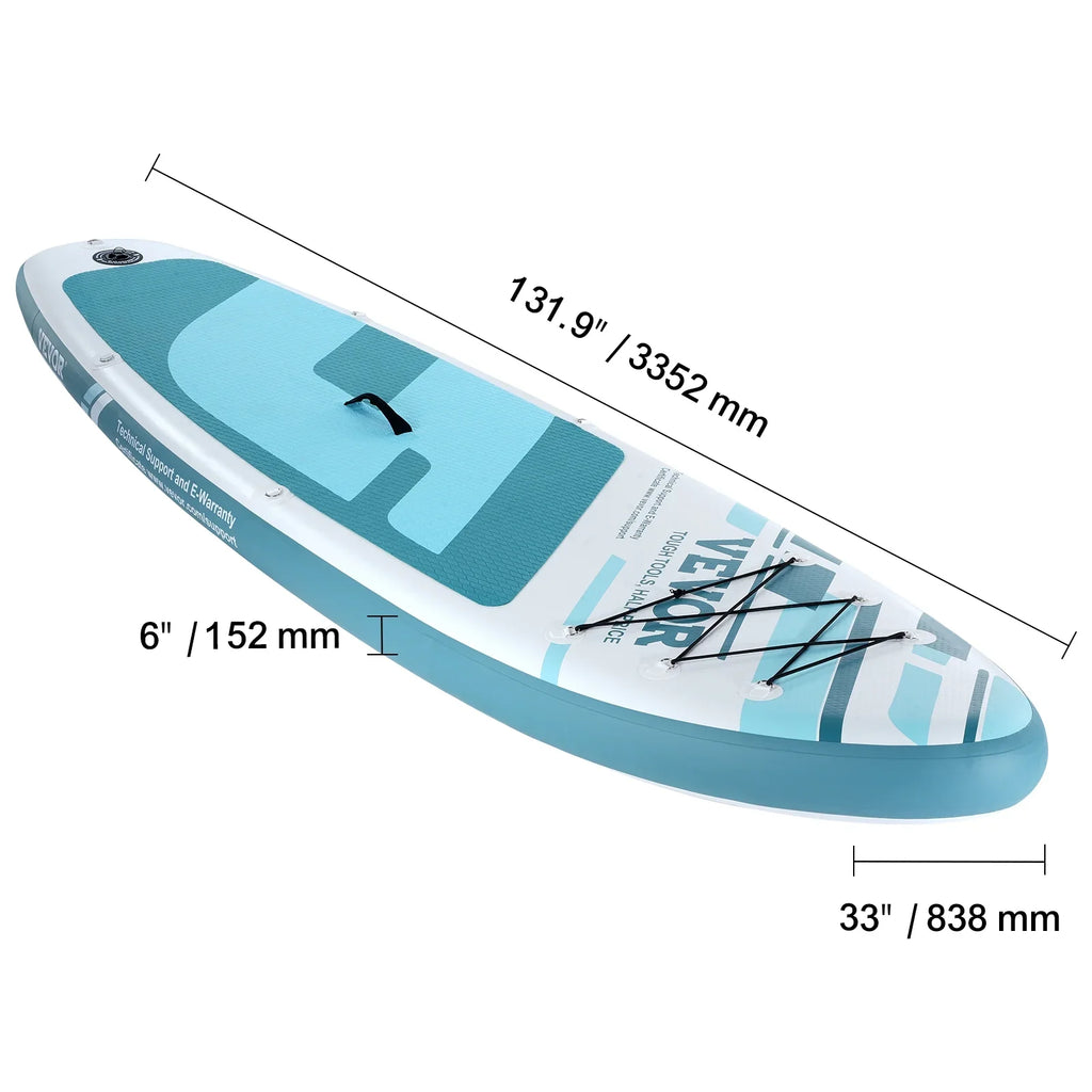 with 11' Paddle Board Paddle Up Inflatable Board Sup Stand Accessory SKYSHALO Surf