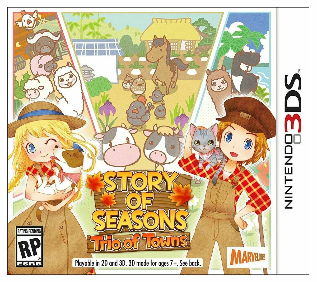 Games] Story Brand - Video Xseed Nintendo NEW Towns [2DS of Seasons: of Trio 3DS