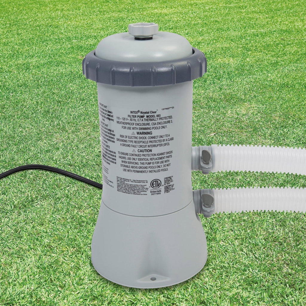 12 Intex Filter Foot 30 GPH Intex 530 with Cartridge x Pool Inches Pump Pool