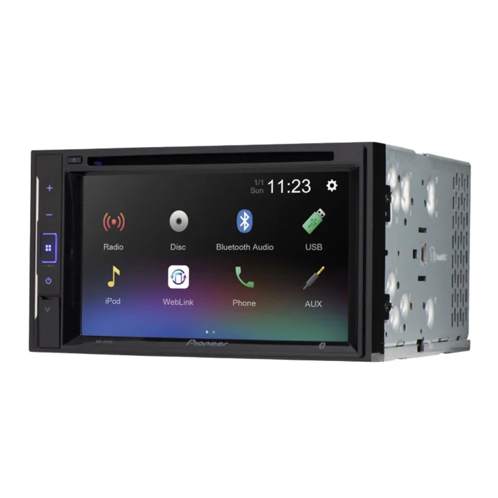 / Stereo Mounting Din Bundle and Touchscreen, Bluetooth Pioneer Installation Kit Backup DVD Car for Multimedia Frontier Double 2009-2013 KIT2587 with Camera, Kit Dash -