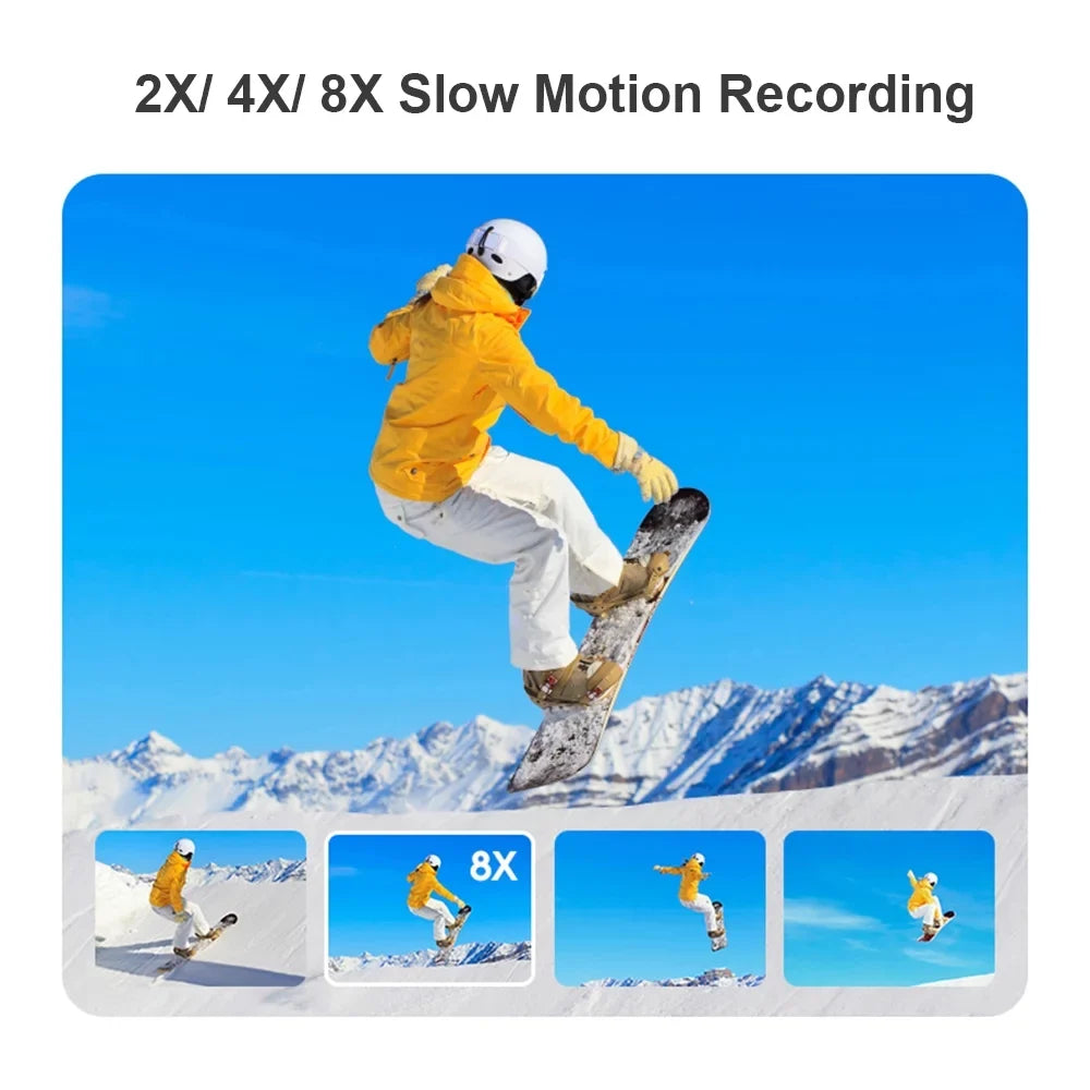 1080P Camera Head Webcam Wearable 4K Camera Camcorder Recorder Vlog Video Hands-Off 60FPS FHD WiFi Andoer EP6 Mounted Camera Camera