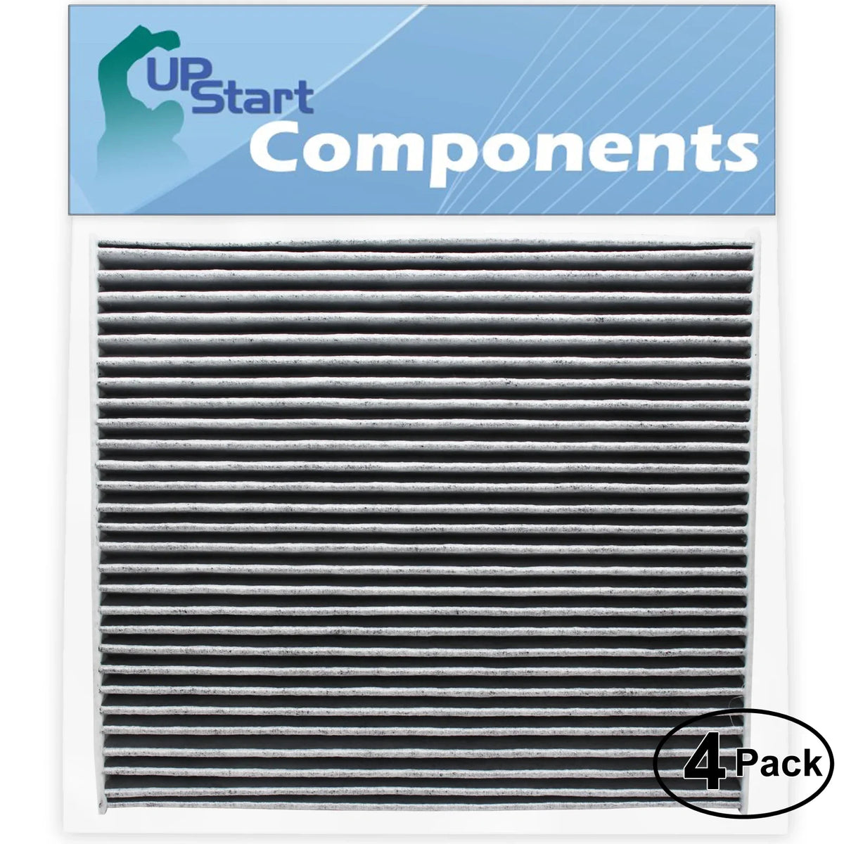 4-Pack Cabin for 97133-3SAA0 - Replacement Air Carbon, Filter Car/Automotive ACF-11178 KIA Activated for