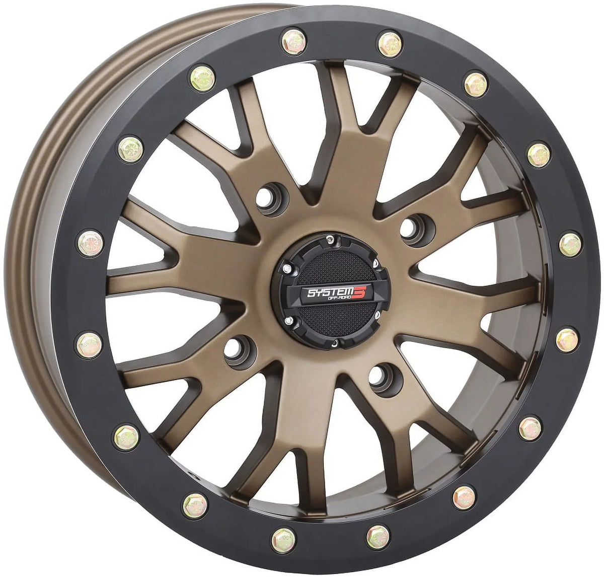 Maverick Can-Am 3 Tires Defender 2.0 Commander SB-4 (6+1) Wheels Saw 32" Trail Outlander System Bronze 15" Renegade