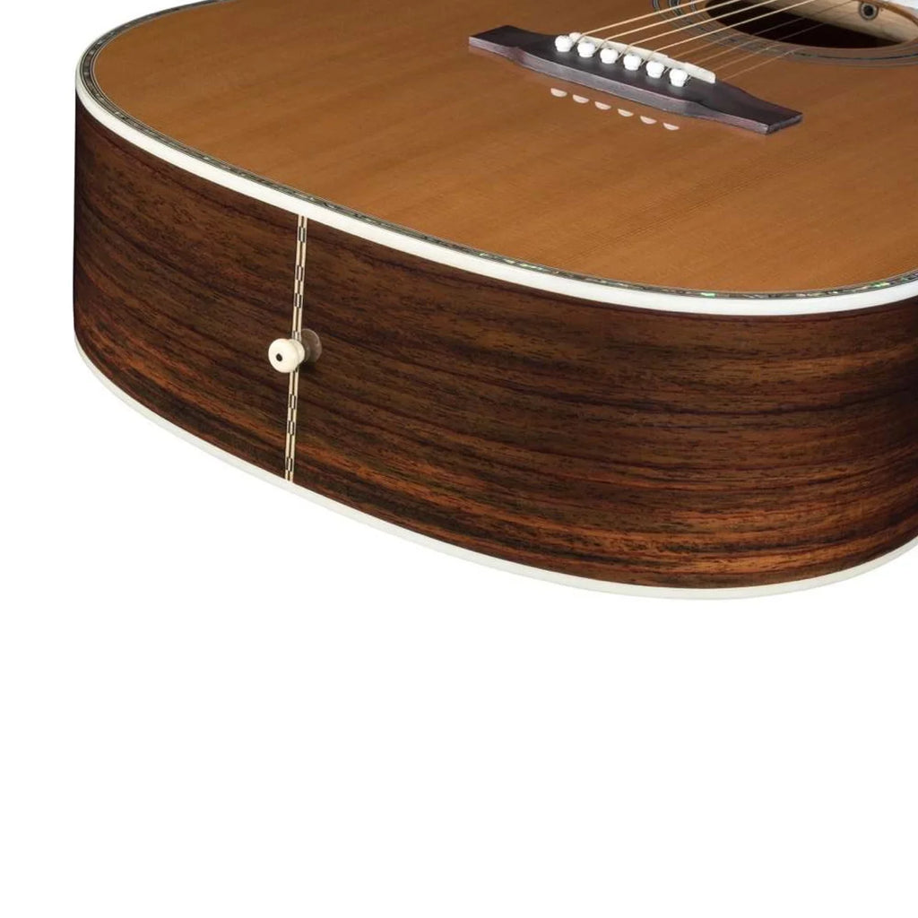Guitar ZAD80 Solid dimension Natural Finish Acoustic "OM" Zager - Smaller Cedar/Rosewood