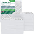 Filters Filterbuy Air AC MERV 25x25x4 Pleated 13 Furnace (12-Pack) HVAC