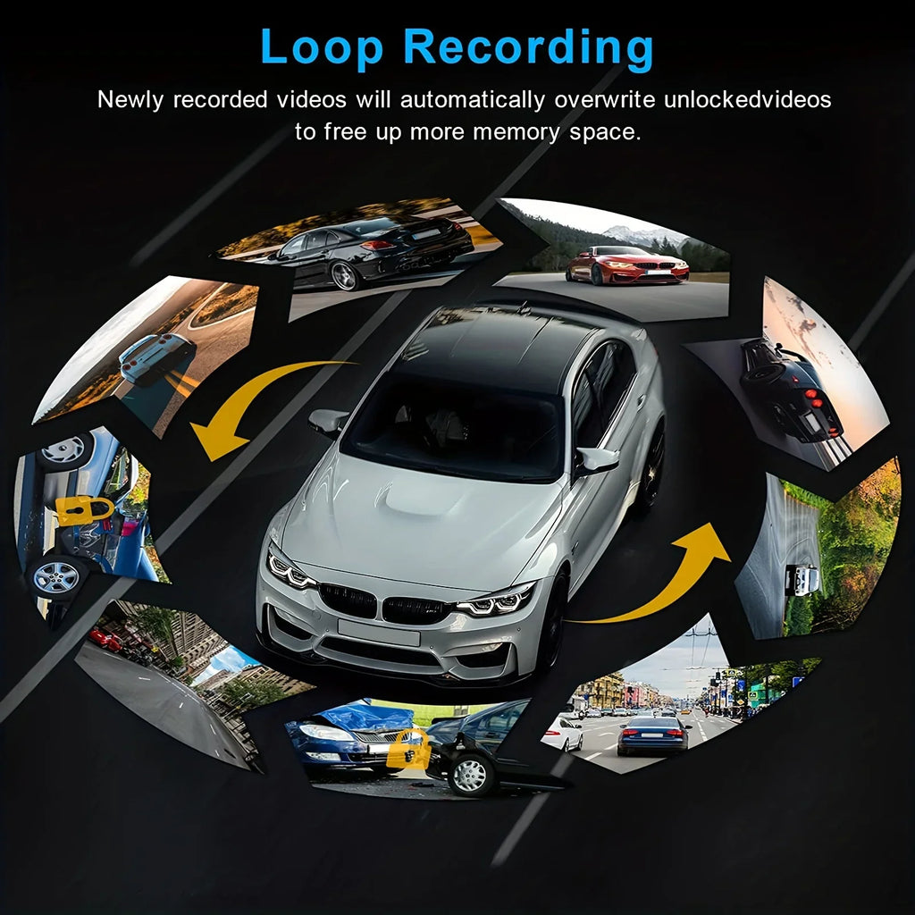32G 1080P, G Inside Dash Dash Card, Vision Car Front DVR SD And High Cam Night Loop 3.16inch Recording Definition Camera Angle Wide With Sensor