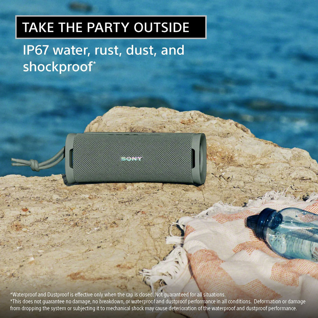 '- Compact Wireless Waterproof, IP67 Shockproof 1 Black Dustproof, Rustproof Bluetooth and ULT Ultra Portable Speaker, FIELD