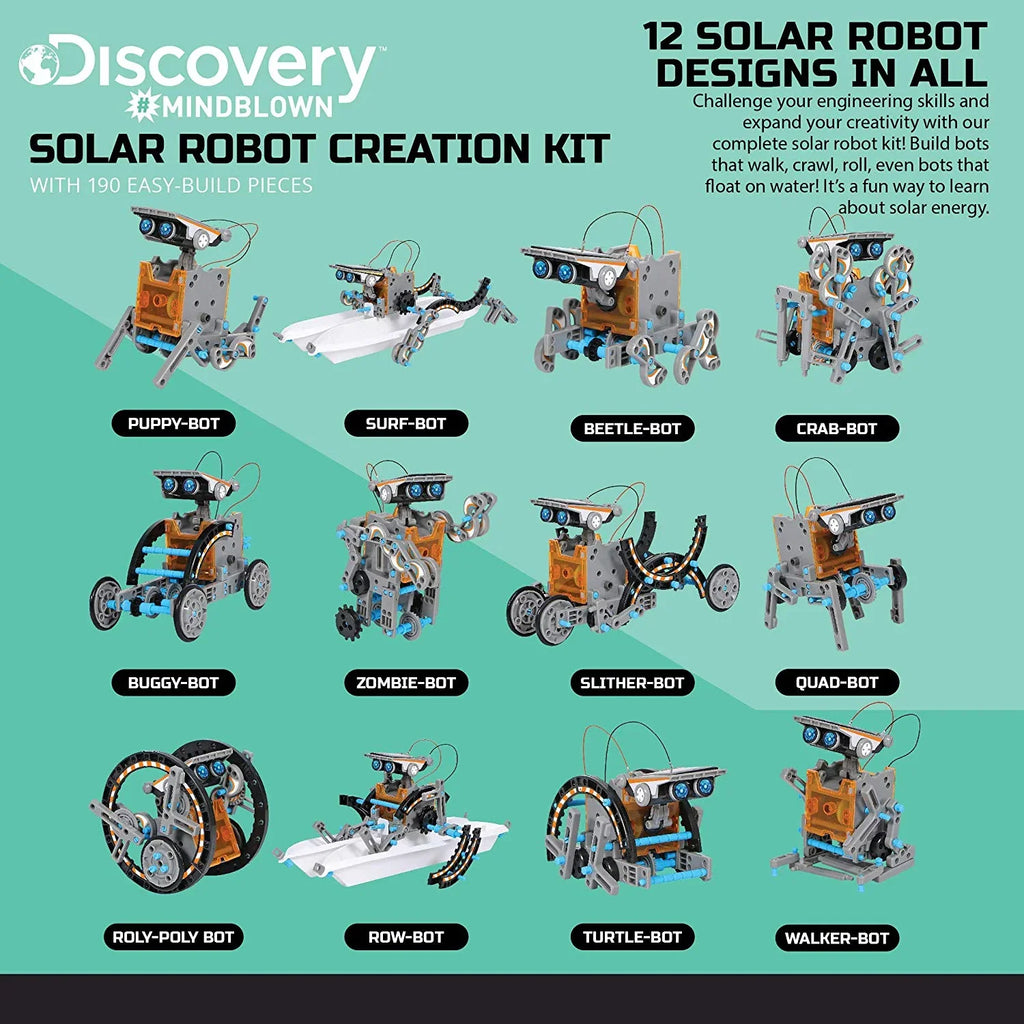 Robot 12-in-1 Mindblown Discovery STEM Kids Solar