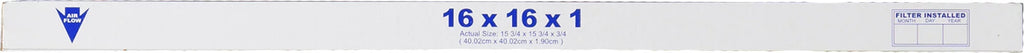 Nordic Pure Filters Pleated 7 16x16x1 Plus 6 MERV Air Carbon Pack