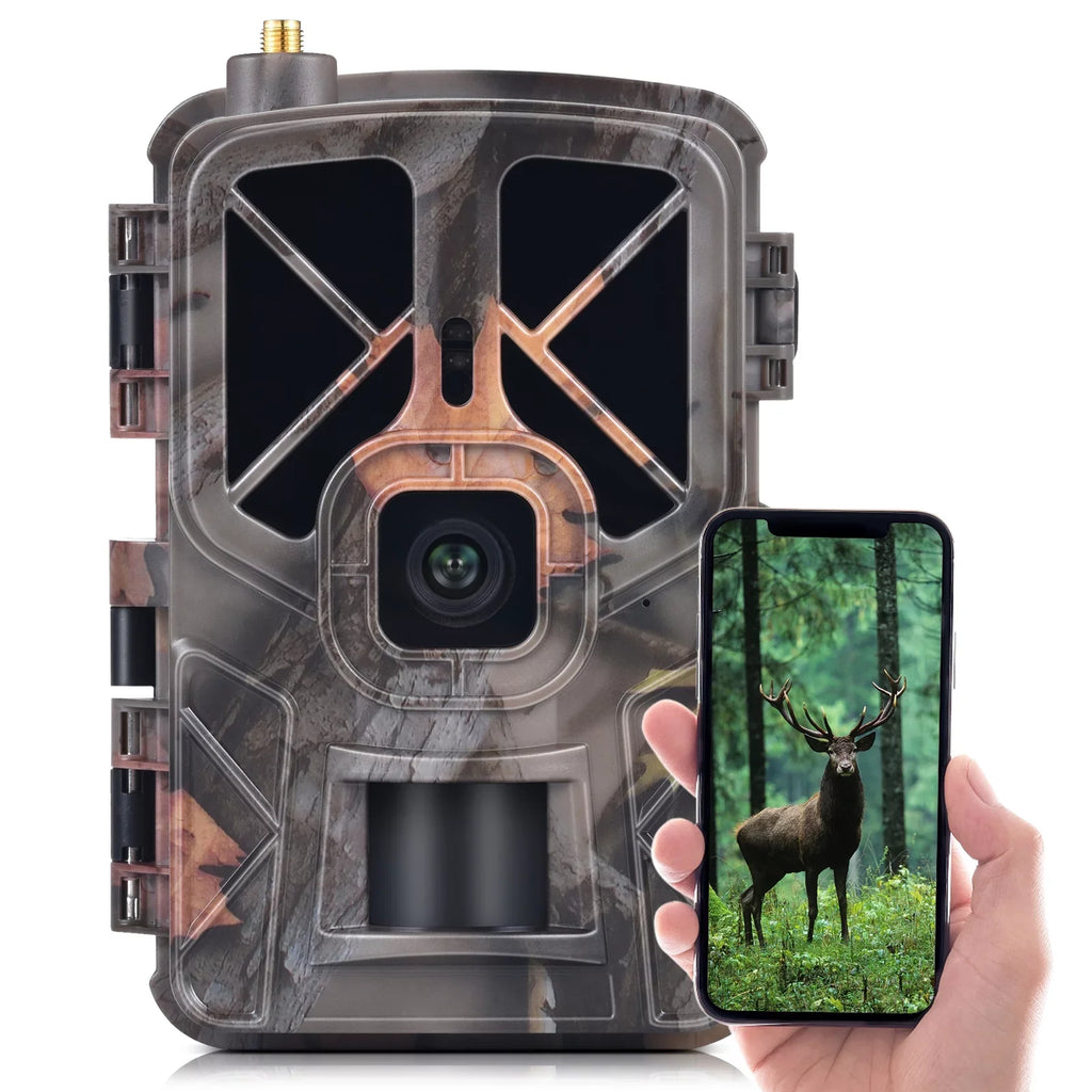 Wireless Camera Camera Waterproof Night Animal Camera Vision Game 4G/LTE Andoer Farm 36MP and Trail Wildlife Infrared