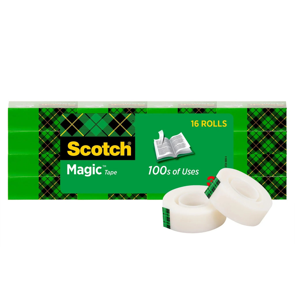 Scotch® Rolls Magic™ x 1,000", 810 Pack Of Tape, 16 3/4"