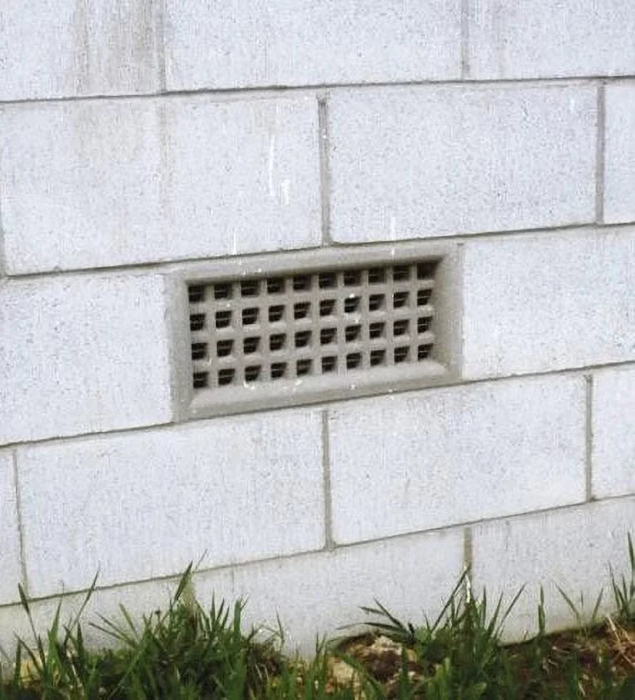 Walls - Crawl & Mesh 9.5h Vent & - HVAC Aluminum Grille Brown for Crawlspace x - 17.5w Exterior Screen X with Rain Outer Space 16"w Vent Dimensions Waterproof Air 8"h