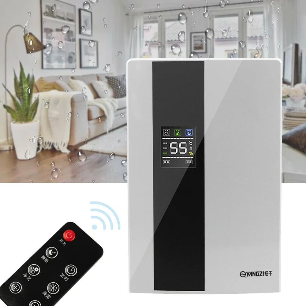DENEST 2.2L with Remote 90W Screen Control Dehumidifier LCD & Portable