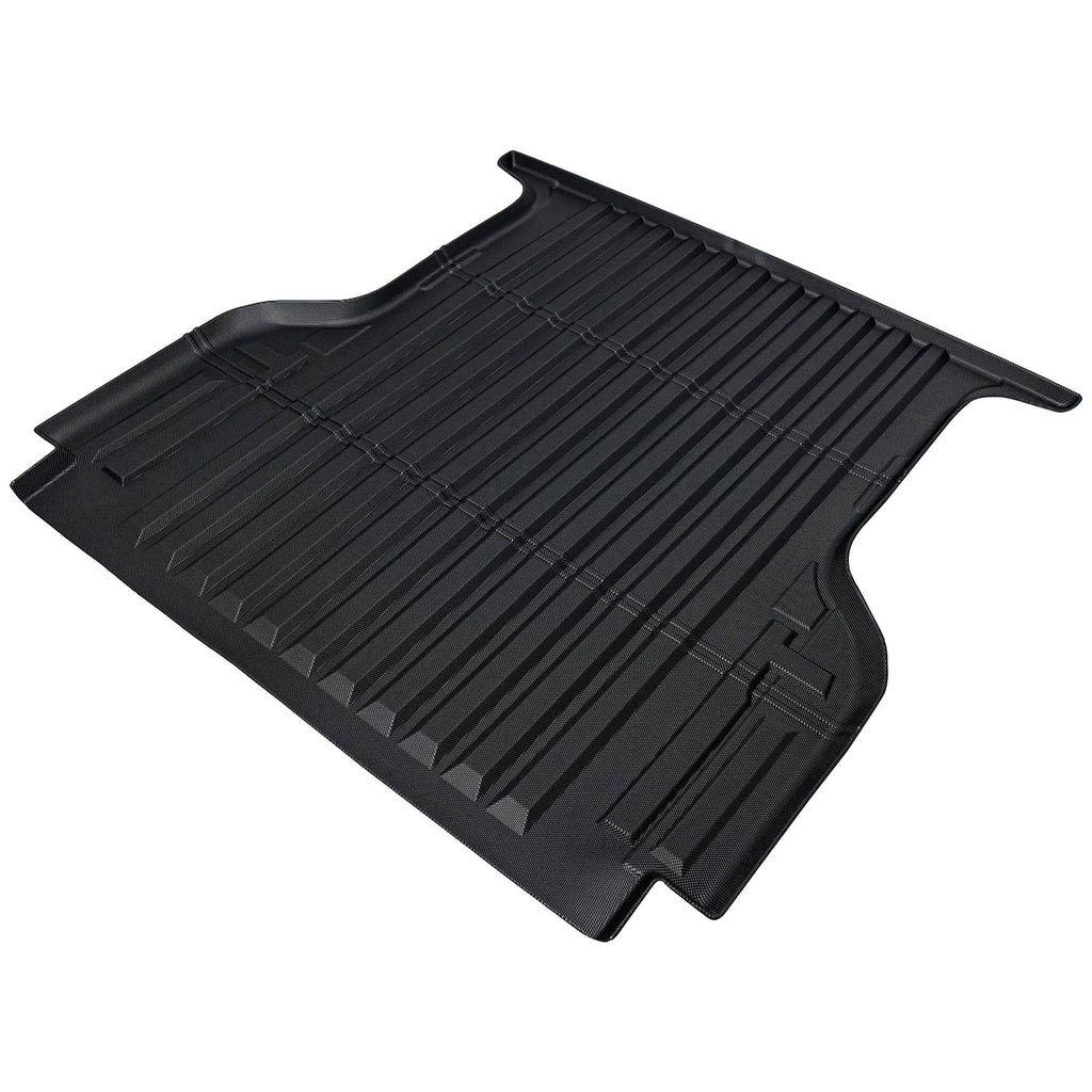 Cab Bed, Rear All Cargo Guard Truck With Protector Bed 5Ft Mat climate Ikon Super Black TPE Liner Compatible Duty Floor Ranger Storage 2019-2024 Heavy 3D Trunk Crew Motorsports Short Flooring