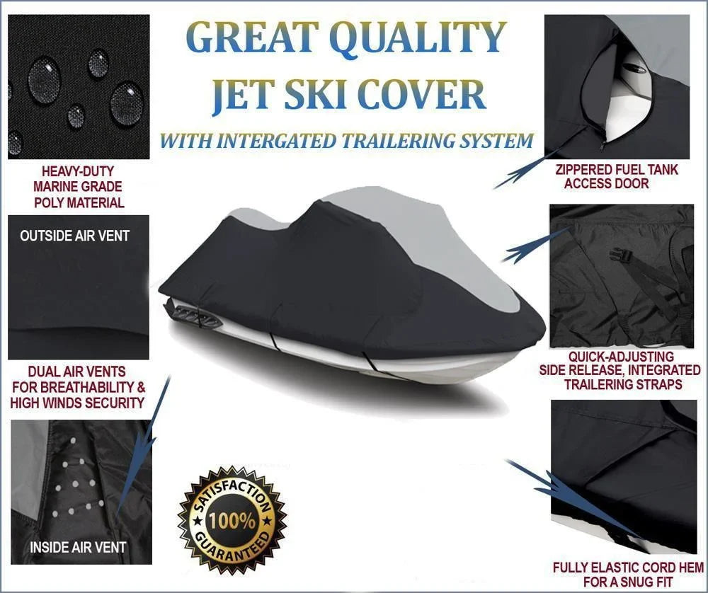 for Sea JETSKI LINE GTX Compatible Doo THE Limited SUPER Sea-Doo 300 TOP OF 2016-2021 HEAVY-DUTY 2022 Cover