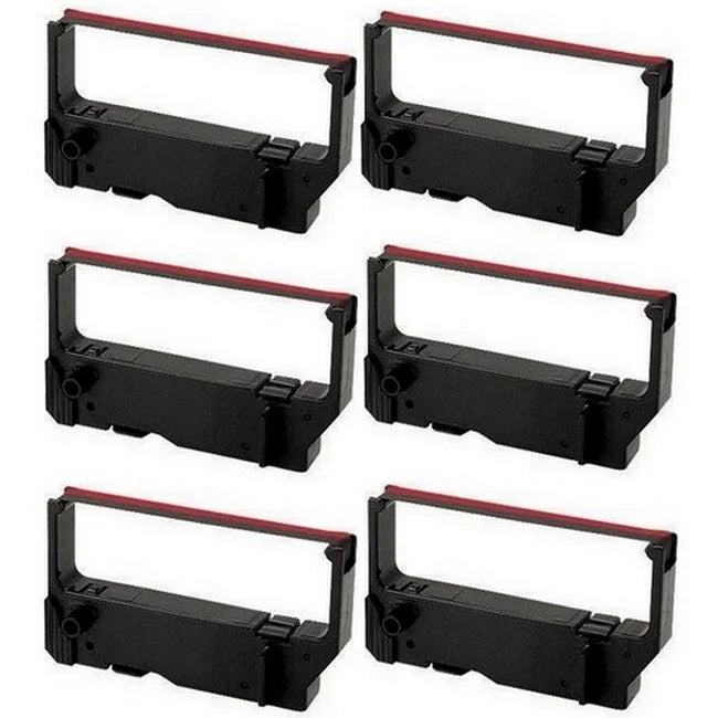 for Printer Series/SP-212/SP-242/SP-500/SP-2000 Ribbons (6/PK) Series/MP-235/MP-242/MP-292/MP-512/SP-200 Replacement Compatible P.O.S. MP-200 (C1281BR) Star-Micronics Black/Red PrinterDash