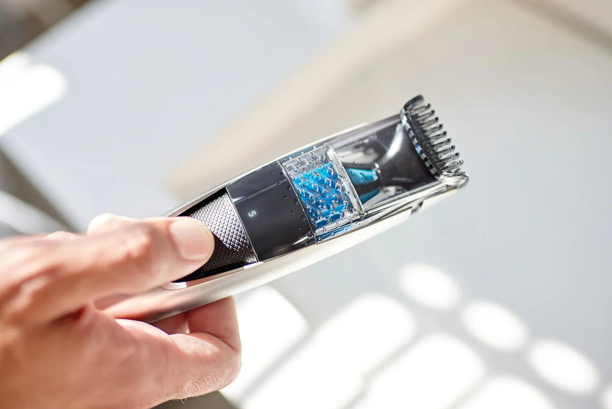 Length BT7215/49 Settings, Trimmer Vacuum 20 Beard w Norelco Philips