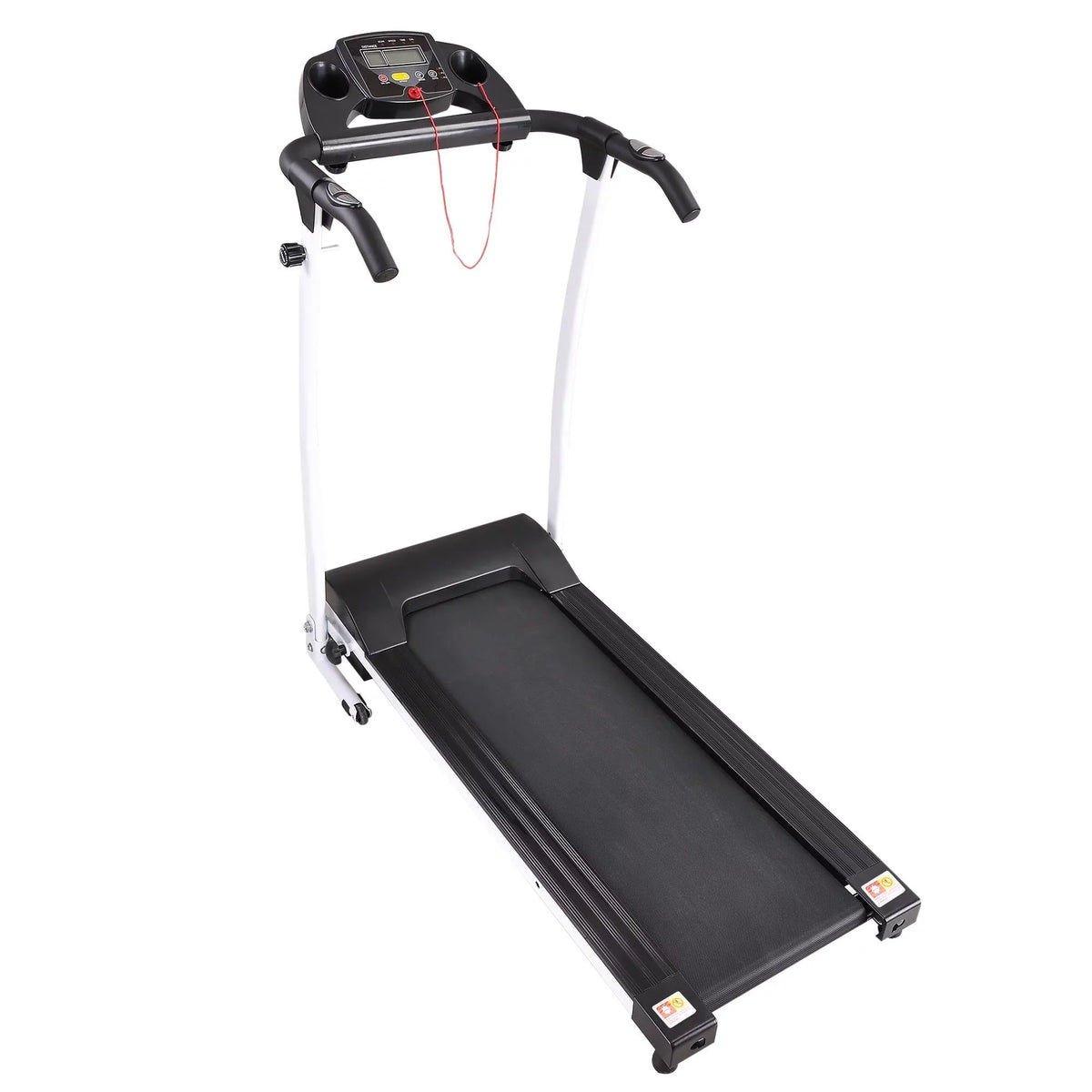 at - Get with Foldable Treadmill Display - with LCD Electric treadmill! 63.5 our home fit foldable