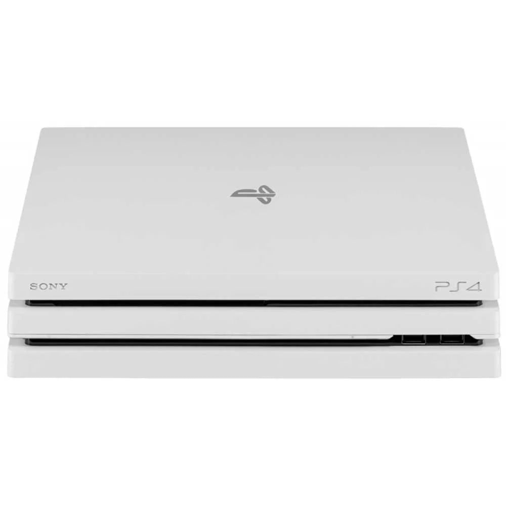 White Axtion with PlayStation Used Console 4 Cable Dock HDMI Pro Gaming 1TB Bolt Charging