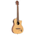 Ukulele Acoustic Electric Ortega Bass Series Bonfire