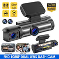Monitor Camera Lens Cam HD Car Recorder 1080P Video G-sensor Dual Dash Parking Vtin