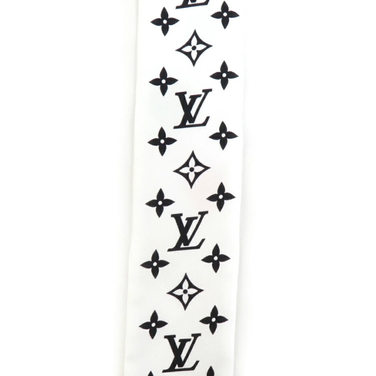 BB M78284 YK LV Painted Pre-Owned Scarf (Good) Silk Dot Women's Bandeau White Multicolor Muffler x