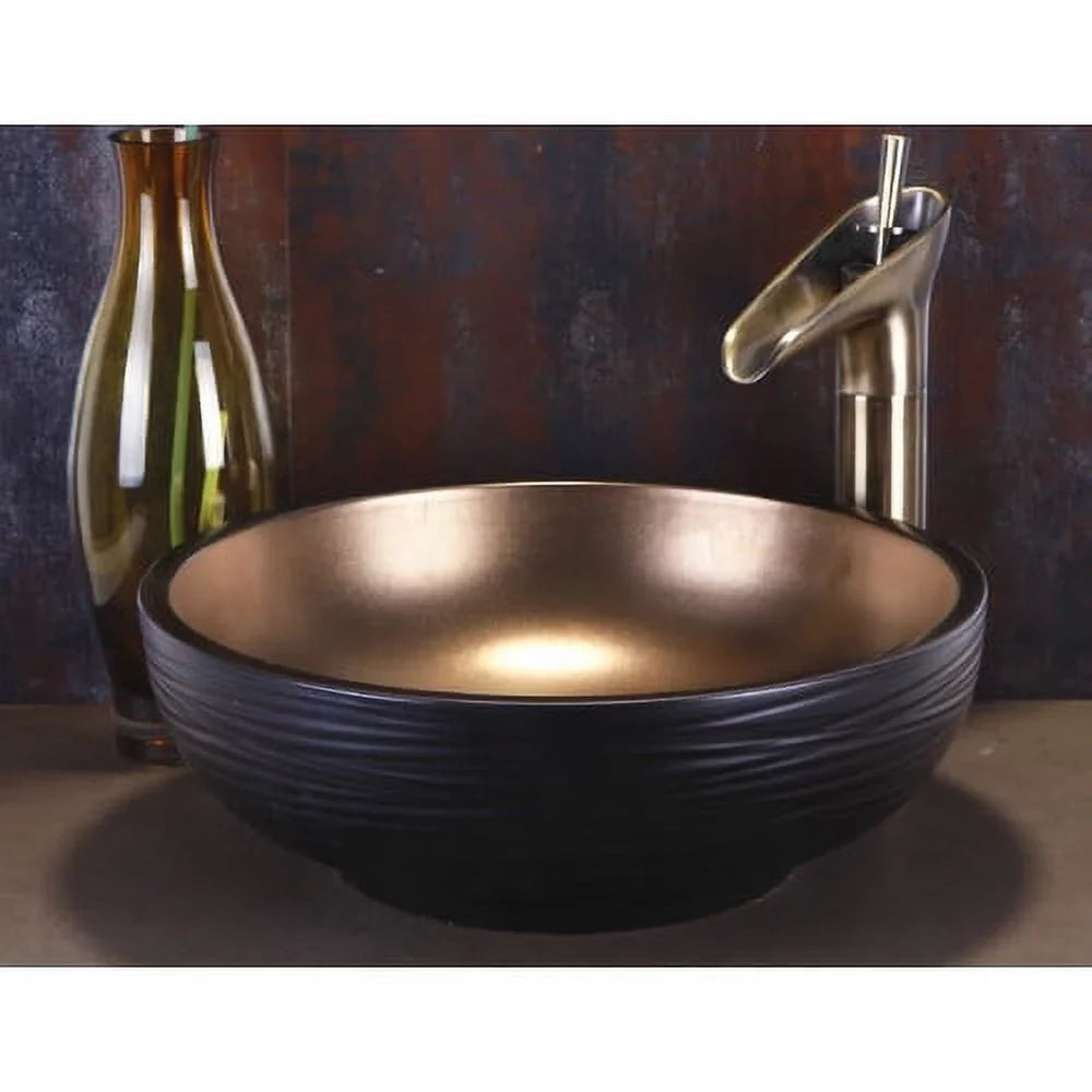 Dawn Vessel Sink Circular Ceramic USA Bathroom