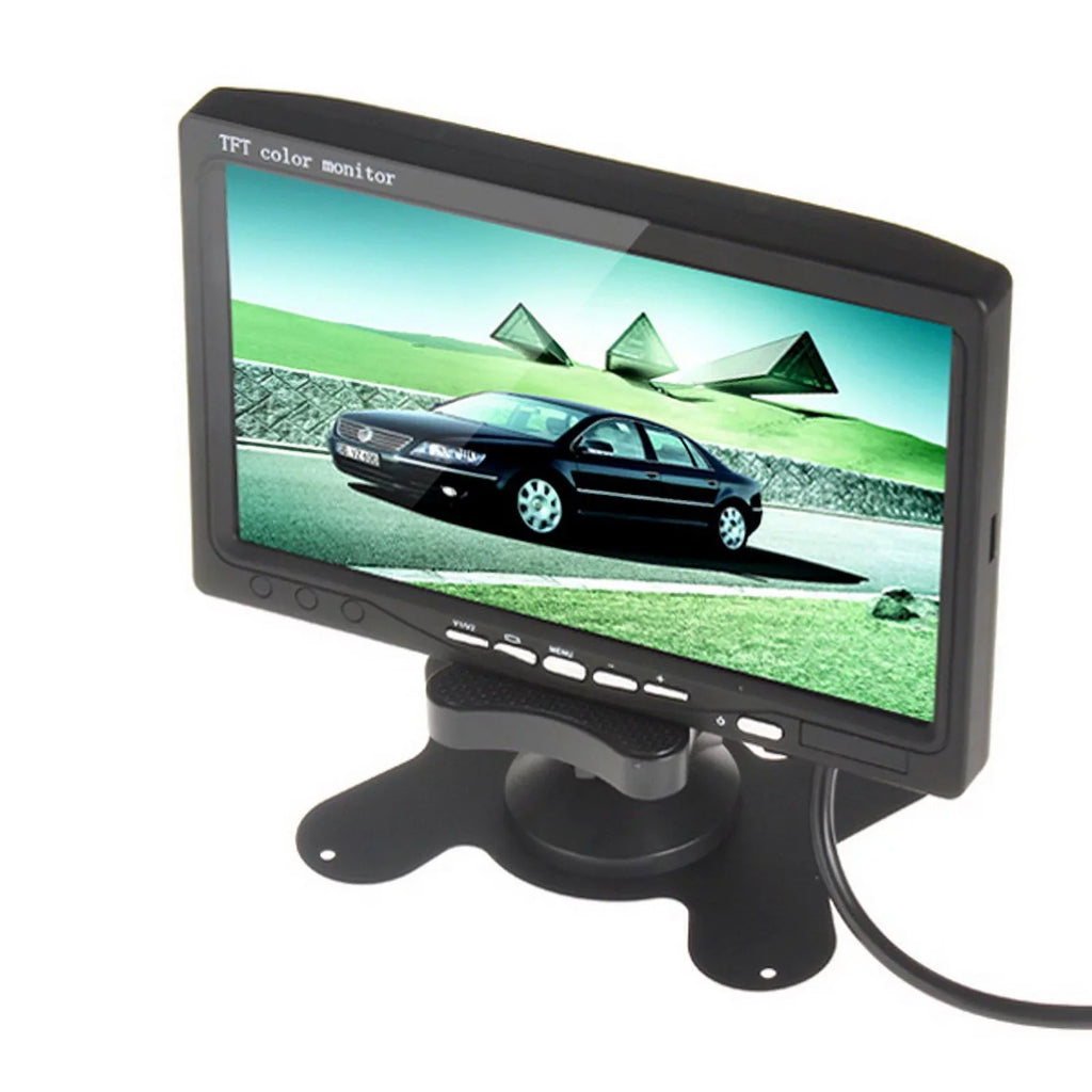 RV 18 12V/24V for parking TFT Monitor LED cable Truck Vision+32 reverse feet LCD Night Car IR 7inch with camera Bus Van Car system