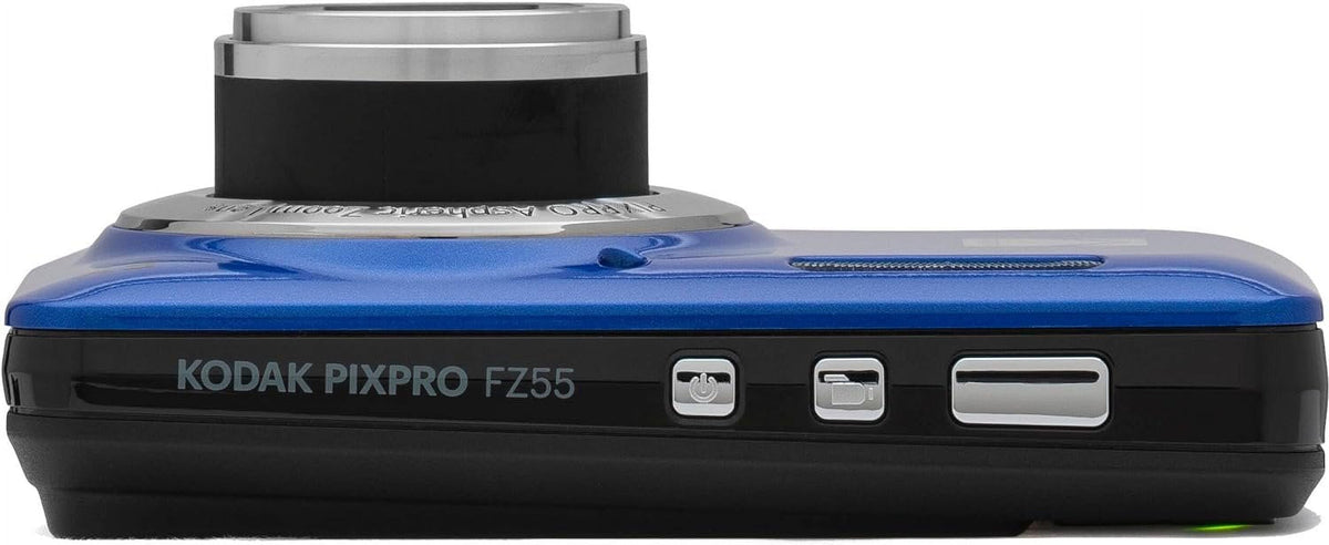 Zoom Bundle Angle Case Cleaning Optical Kodak Video FZ55 Tripod HD Wallet Memory + Camera Digital and 2.7" 28mm PIXPRO LCD + 16MP Camera Full + 1080P 64GB Blue Reader 5X + Card + Wide