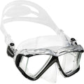 Soft Designed For A Silicone Seal 4: Panoramic - Mask In Diving View 4-Window Tempered - Glass Italy Wide Perfect Pano - Skirt