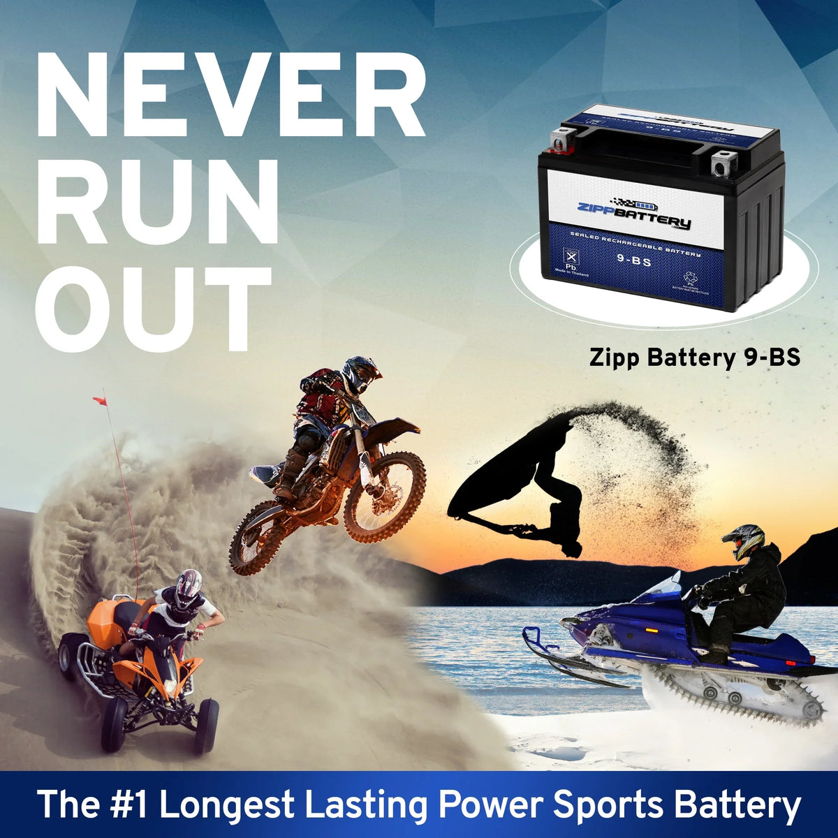 Xt600e 600cc Motorcycle (9-BS 12 Battery Zipp for 1995 120 Volt,8 YTX9-BS Yamaha Battery CCA) Ah,
