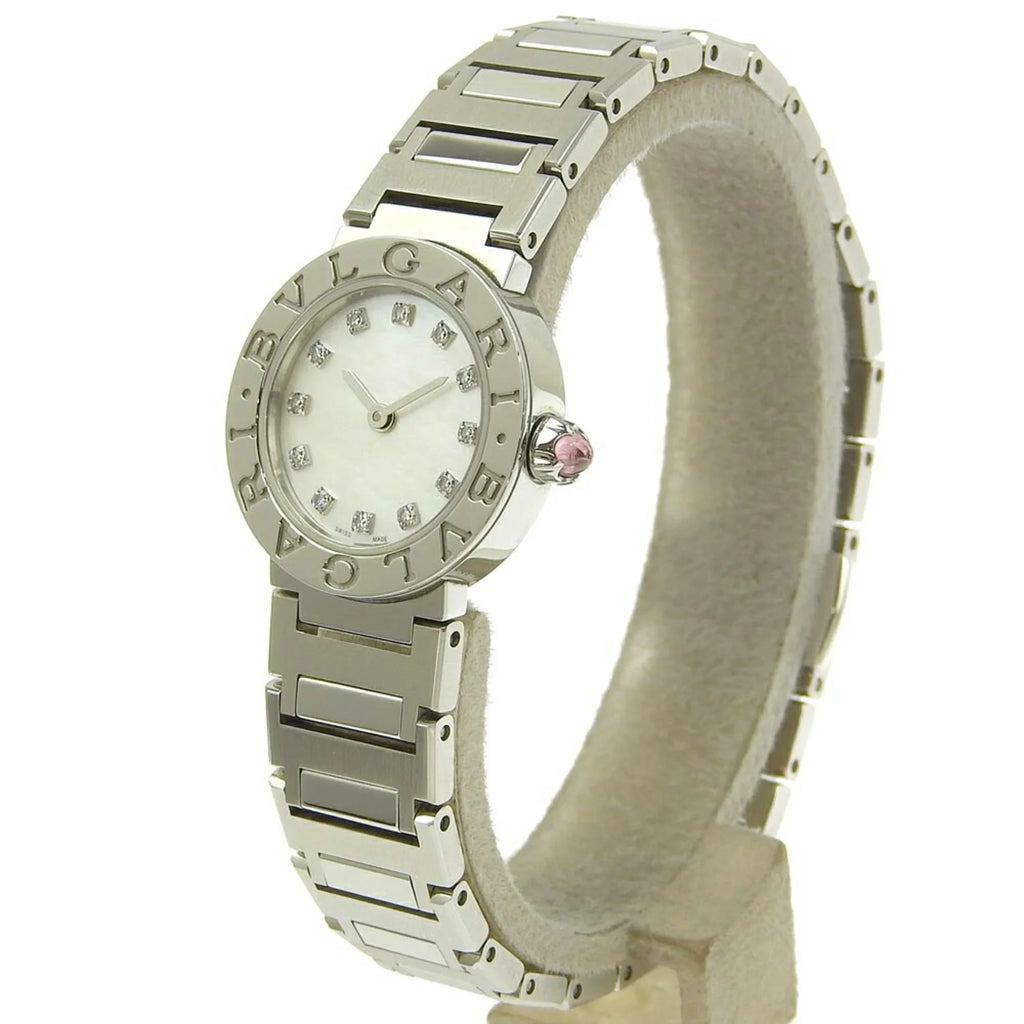 of Shell New) Pre-Owned Dial Mother Diamond (Like Pearl BVLGARI BB23S Bulgari Battery Watch 103095 12P