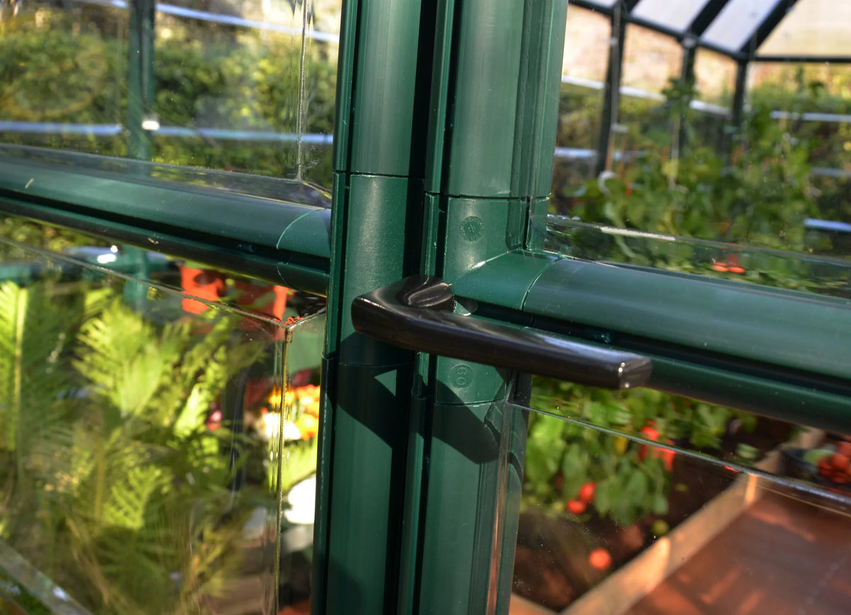 Gardener Grand 8' Palram Clear Green - Vents Greenhouse 2 Walk-In 12' - x Canopia - with Roof