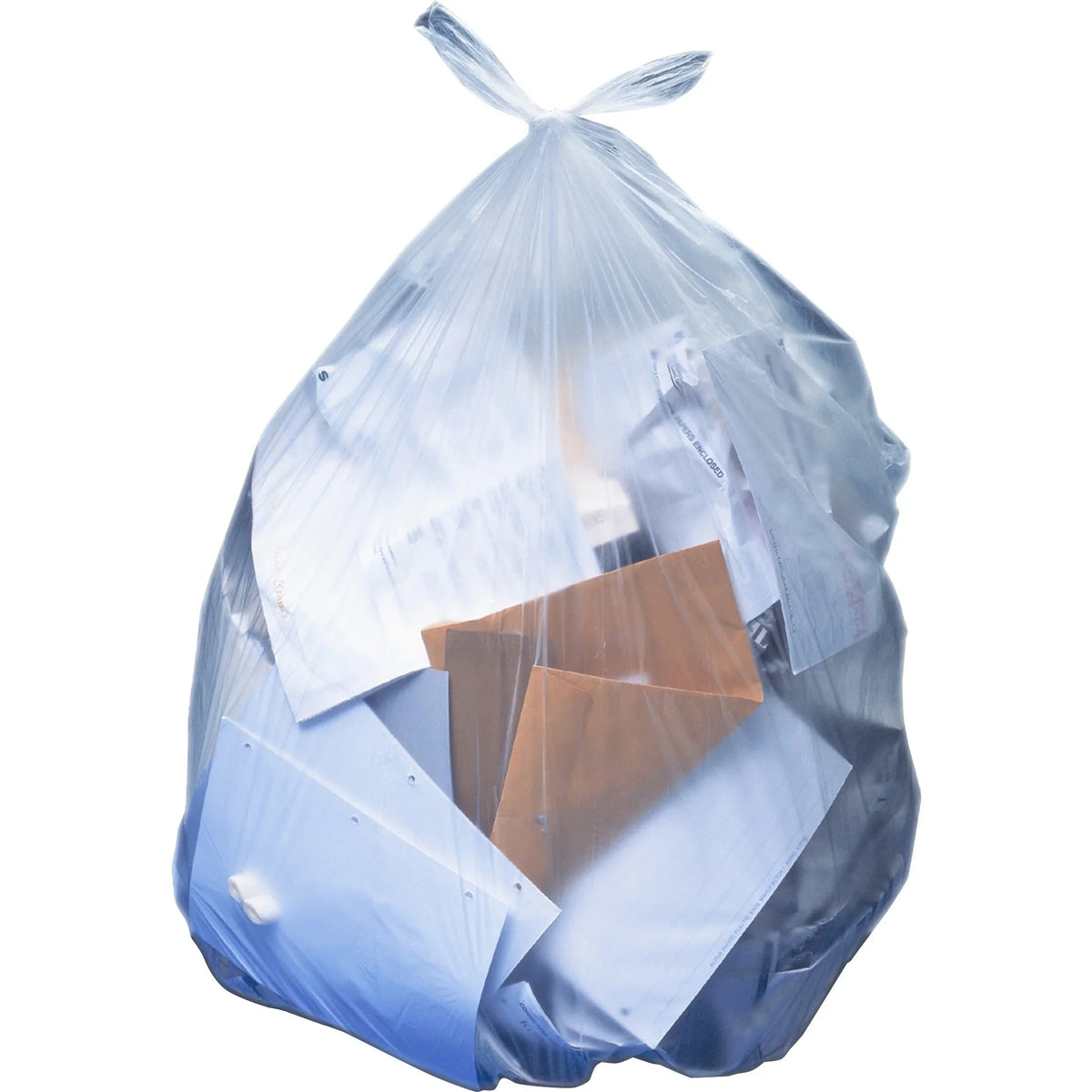 Liners, Can Of Case 10 1,000 23" Heritage Gallons, 24", x Low-Density Liners 0.35-mil Clear, Trash