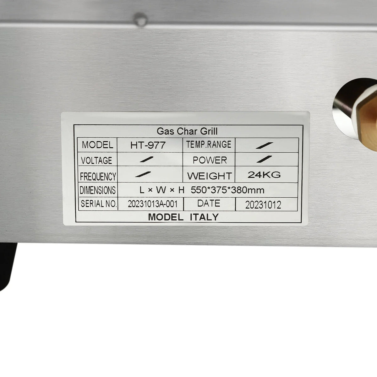 FY-977 Grill Built-in Gas Steel Intdoor Propane Grills Stainless Liquid exterior/
