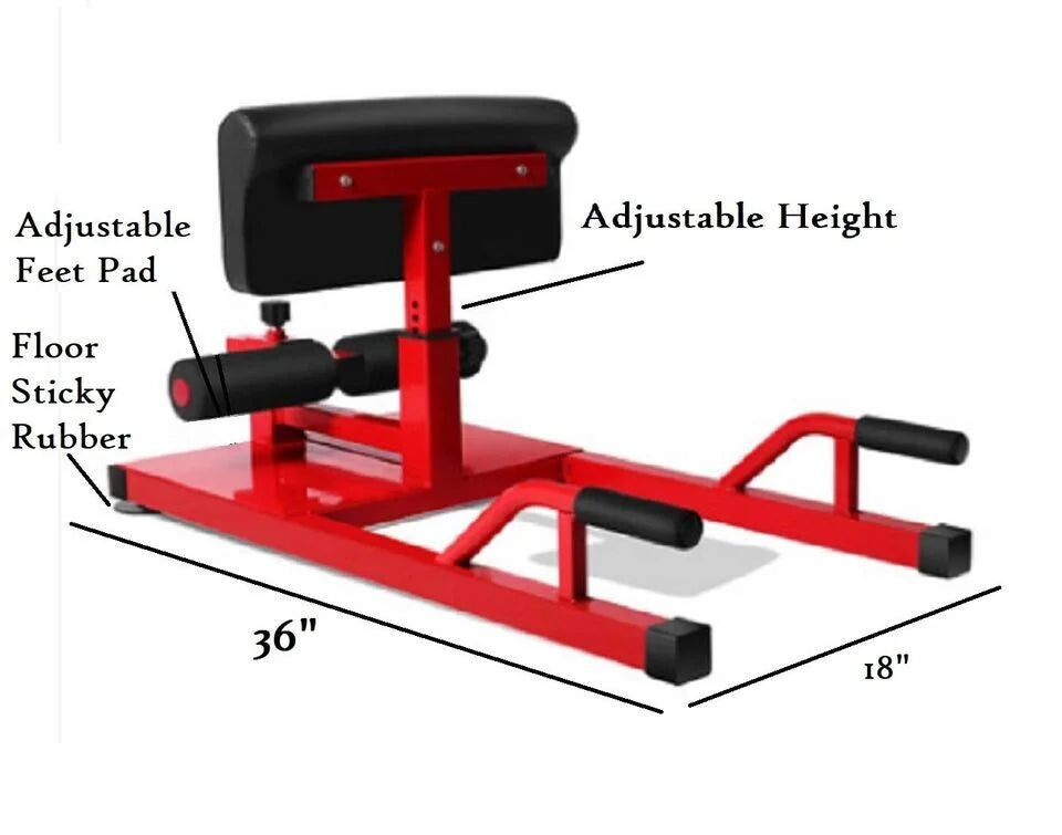 Squat & for Home Bar Leg Iron Sit-ups Gym 3-in-1 - Bench Exercise Sissy