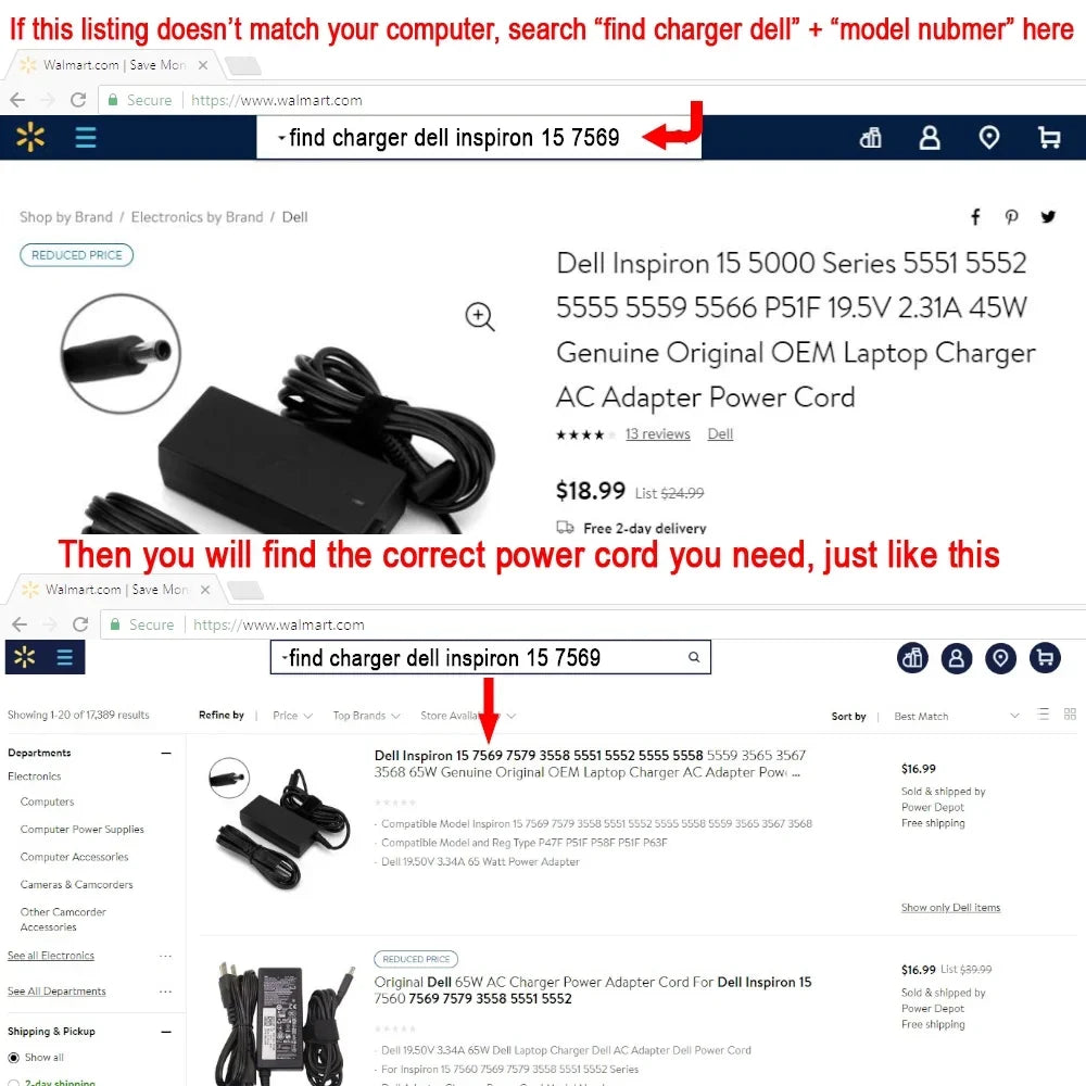 17 R4 (P69F) (P69F) 12.3A Cord R3 (P38E) (P43F) (P18E) 15 17 19.5V Power Area-51m R3 15 Adapter (P42F) R2 Laptop Charger 15 Alienware AC 17