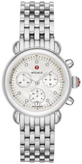Mother CSX-36 Steel Watch of Stainless Chronograph Pearl MWW03C000516 Womens Dial Date Michele